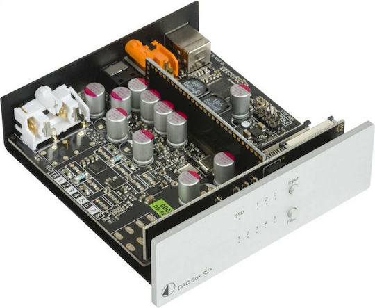 Pro-Ject Audio Box S2 + DAC με Είσοδο USB Ασημί