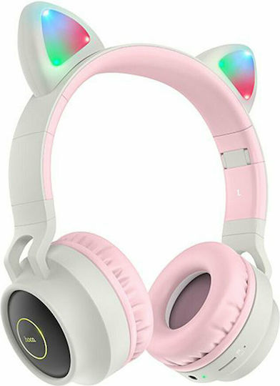 Hoco W27 Cat Ear Wireless / Wired On Ear Headphones with 5 hours of Operation Gray