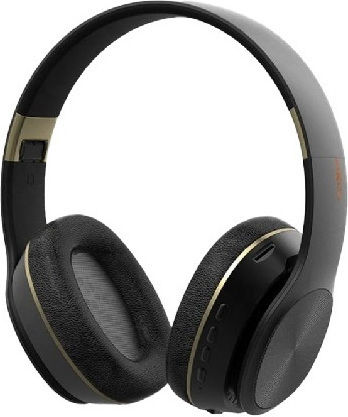 Moxom MX-WL05 Безжични / Жични Over Ear Слушалки с Радио с 5 Часа Работа Черни