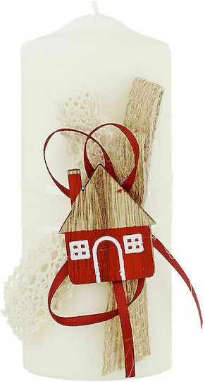 XMASfest Christmas Candle 12x5cm (Μiscellaneous Designs)