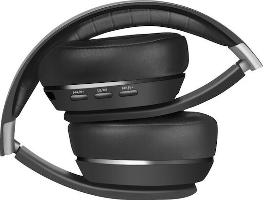 Defender Freemotion B540 Ασύρματα Bluetooth Over Ear Ακουστικά με Ραδιόφωνο με 10 ώρες Λειτουργίας Μαύρα
