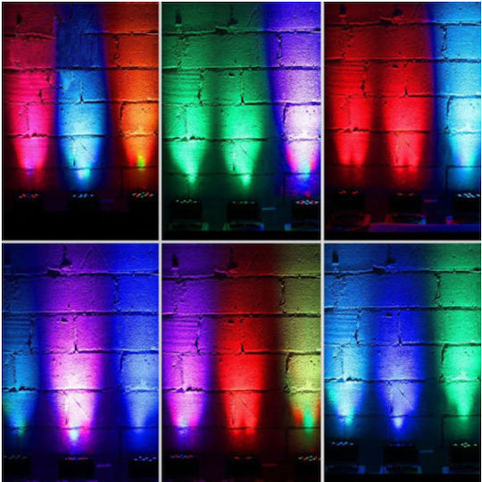 Factory Φωτορυθμικό LED PAR DMX DMX512 FlatPAR 36W RGB