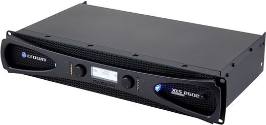 Crown Audio XLS-2502 PA Power Amplifier 2 Channels 775W/4Ω 440W/8Ω Black