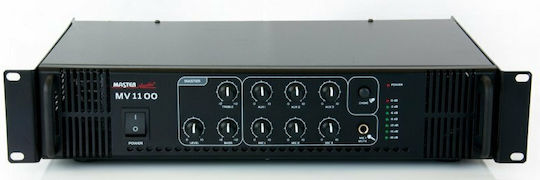 Master Audio MV1100 Интегриран Търговски усилвател 60W/100V в Черен цвят