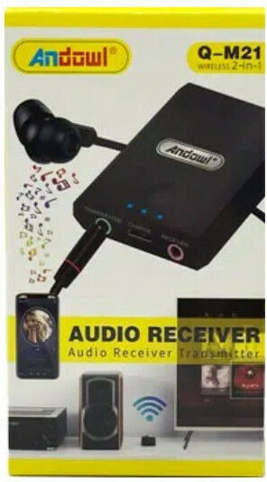 Andowl Bluetooth Receiver με θύρα εξόδου 3.5mm Jack