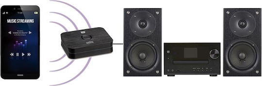 Marmitek Boomboom 93 HD v1 Bluetooth 3.0 Receiver / Transmitter με θύρες εξόδου 3.5mm Jack / Optical και NFC