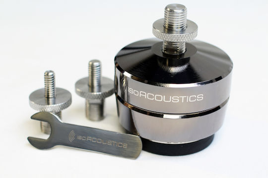 IsoAcoustics Gaia III Амортисьорни подложки Комплект от 4 броя Сребрист