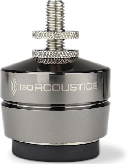 IsoAcoustics Gaia I Αντικραδασμικά Πατάκια Σετ 4 Τεμαχίων Ασημί