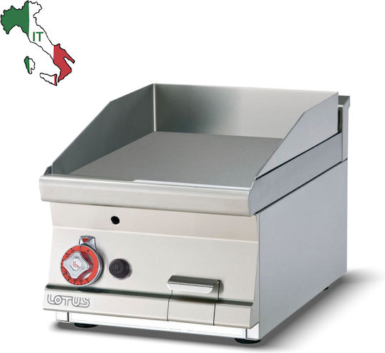 Lotus Gewerbliche Flachgrillplatten LPG 40x60x28cm 6kW mit glatter & geriffelter Platte