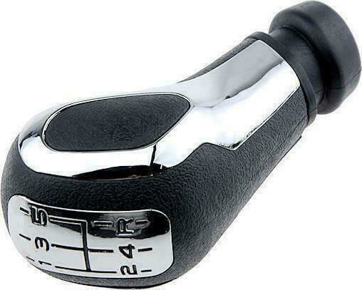Carman Shift Knob Ταχυτήτων Citroen, 5 Ταχύτητες Δερμάτινο for Citroen C5 Peugeot black