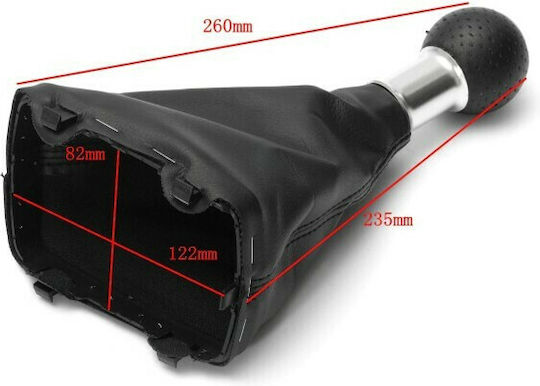 Carman Shift Knob with Bubble Five-Speed Bubble Shift Knob for Audi A3 2000-2003 Black