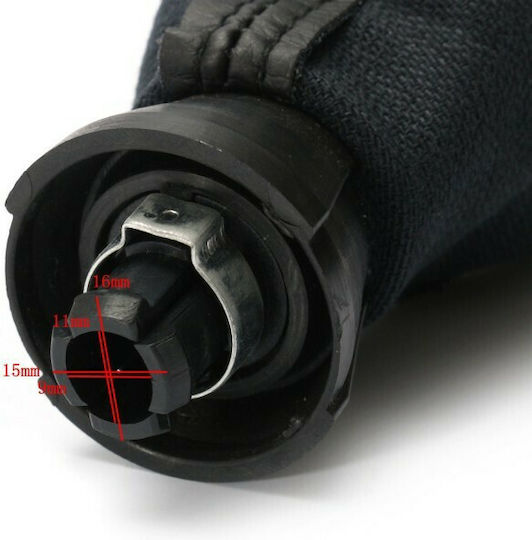 Carman Shift Knob with Bubble Five-Speed Bubble Shift Knob for Audi A3 2000-2003 Black
