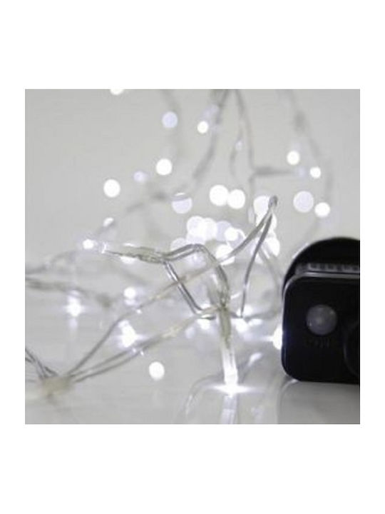 100 Λαμπάκια LED 8μ. Ψυχρό Λευκό σε Σειρά