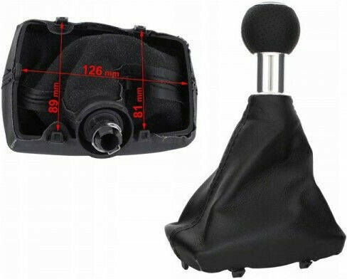 Carman Shift Knob with Bubble Ταχυτήτων με Φούσκα Ταχυτητες for Audi A4 5 black