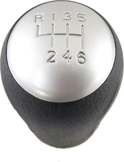 Carman Πόμολο Ταχυτήτων για Nissan Qashqai 2006-2013 Ασημί