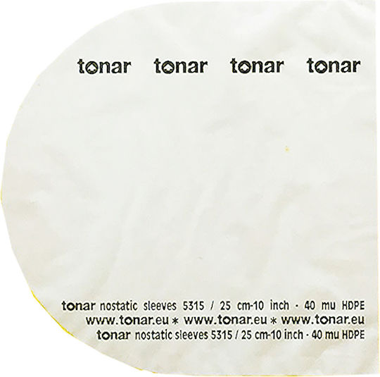 Tonar Nostatic 5961 12'' Set of 50 Protective Vinyl Cover