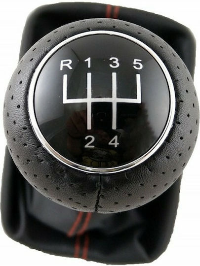 Carner Shift Knob with Bubble και Φυσούνα Μαρκέ για Αudi Α3 8L for Audi A3 5 black