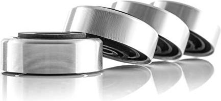 Dynavox Aluminium Set von 4 Stück Schwarz