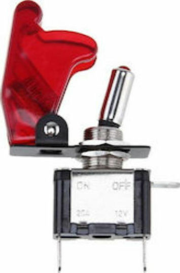 Lampa Car On/Off Switch 12V-24V Universal Red
