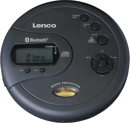 Lenco Φορητό Ηχοσύστημα με Bluetooth / CD / MP3 Μαύρο