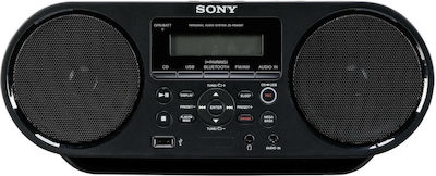 Sony Φορητό Ηχοσύστημα ZS-RS60BT mit CD-Spieler / USB / Radio in Schwarz Farbe