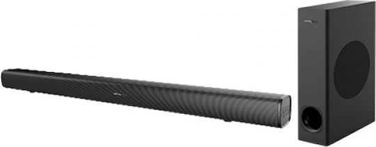 Crystal Audio CASB160 Soundbar 2.1 Bluetooth 160W με Τηλεχειριστήριο Μαύρο