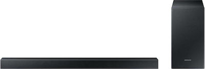 Samsung HW-T450 Саундбар 2.1 Bluetooth 200W с Безжичен Субуфер и Дистанционно Черен