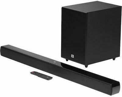 JBL SB-170 Саундбар 2.1 Bluetooth и HDMI 220W с Безжичен Субуфер и Дистанционно Черен