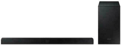 Samsung HW-T550 Soundbar 320W 2.1 με Ασύρματο Subwoofer και Τηλεχειριστήριο Μαύρο