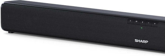 Sharp HT-SB110 Soundbar 2.0 Bluetooth και HDMI 90W με Τηλεχειριστήριο Μαύρο