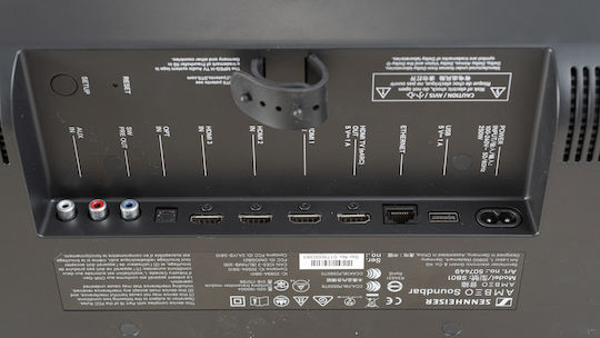 Sennheiser SB01 Ambeo Soundbar 5.1.4 Bluetooth, HDMI und Wi-Fi 250W mit Fernbedienung Schwarz