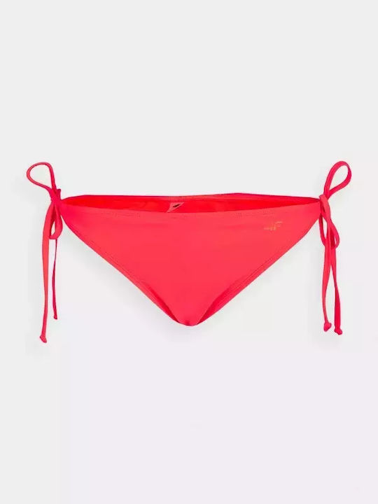 Bikini Slip Cu Dantelă Roz