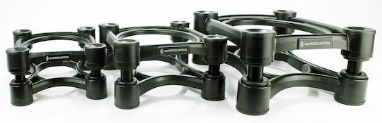 IsoAcoustics Lautsprecherständer Boden ISO-200 (Paar) in Schwarz Farbe