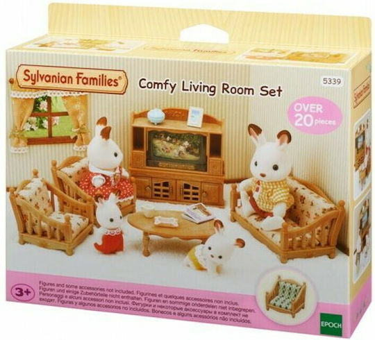 Epoch Toys Comfy Living Room Set Sylvanian Families για 3+ Ετών 16εκ. (Διάφορα Σχέδια)