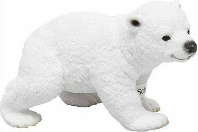 Schleich-S Miniature Toy Wild Life Polar Bear Walking Cub for 3+ Years 4cm. (Various Designs/Assortments of Designs) 1pc