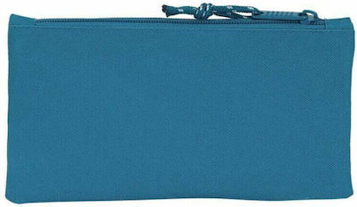 Blackfit8 Pencil Case with 2 Compartments Blue