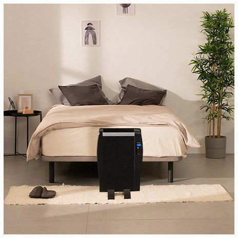 Cecotec Readywarm 800 Thermal Black 05892 Convector Heater Floor 600W with Electronic Thermostat 54x63cm Black