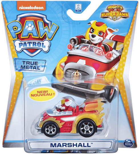 Spin Master Mission Paw - Vehicul Metalic Adevărat Marshall Paw Patrol Pentru 3+ Ani