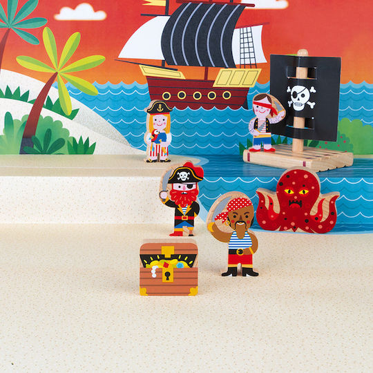 Janod Story Pirates Set για 3+ Ετών (Διάφορα Σχέδια)