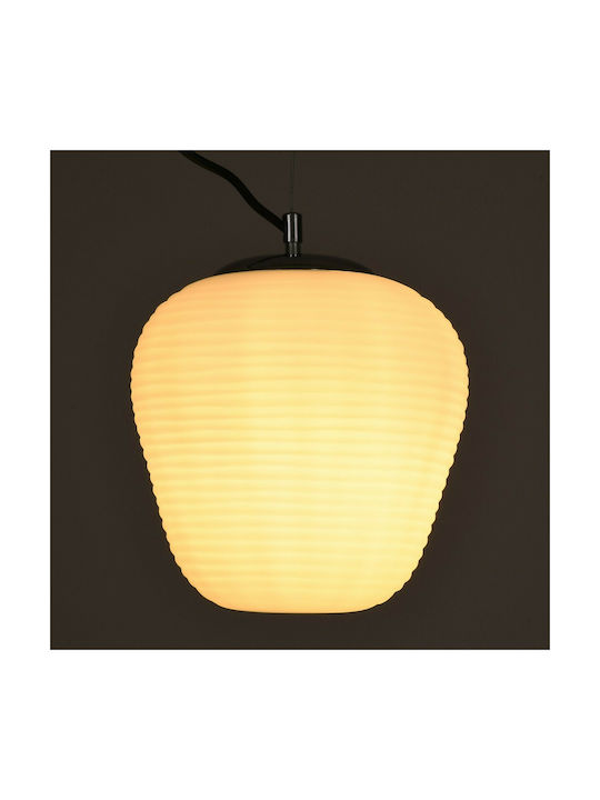 GloboStar Freya Pendant Light White Ball with Socket E27 26x26x23cm