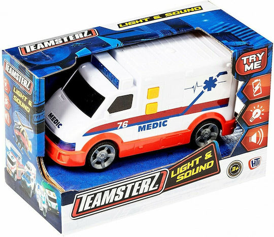 AS Teamsterz Mașinuță Ambulanță Ambulanță Pentru 3+ Ani