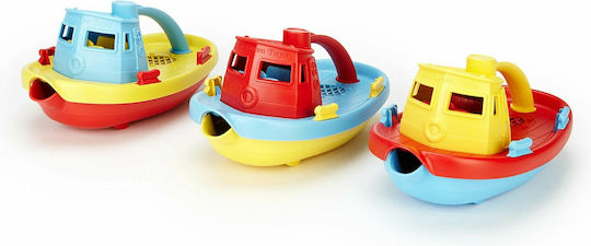 Green Toys Βαρκούλες Μπάνιου για 6+ Μηνών Tug Boat Blue