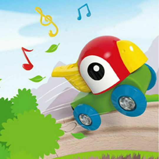 Hape Railway Παπαγαλάκι Αυτοκινητάκι για 3+ Ετών