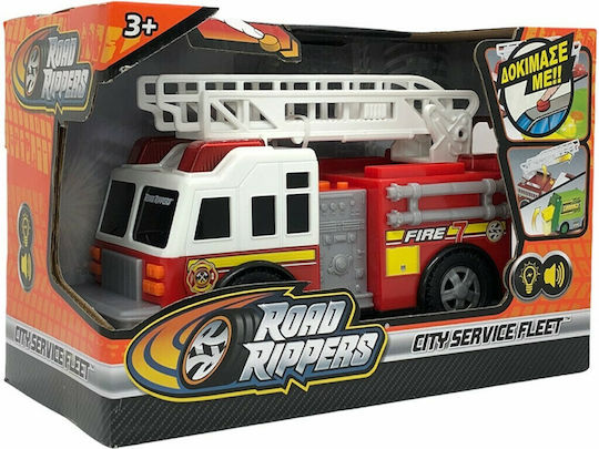 Nikko Road Rippers Στόλος Πυροσβεστικό Όχημα Υπηρεσία Προστασία Πόλης Αυτοκινητάκι 1:18 Πυροσβεστικό για 3+ Ετών