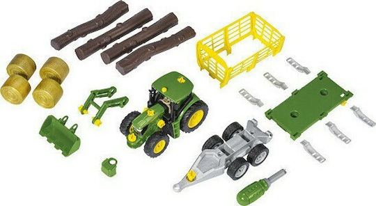 Klein John Deere με Τρέιλερ & Ξυλεία Τρακτέρ 1:24 Αγροτικό για 3+ Ετών