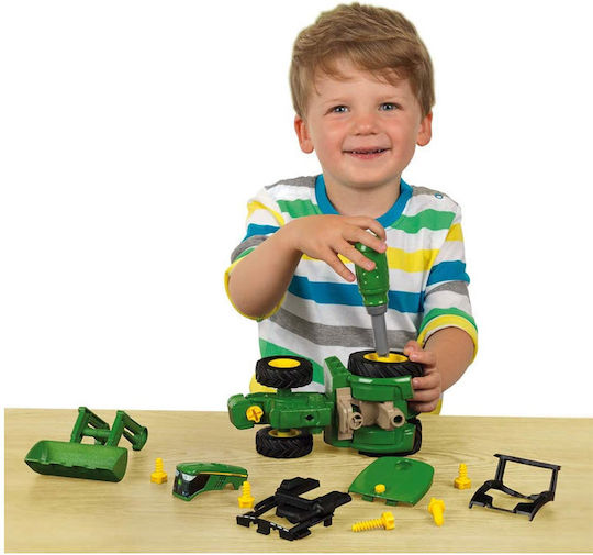 Klein John Deere με Τρέιλερ & Ξυλεία Τρακτέρ 1:24 Αγροτικό για 3+ Ετών
