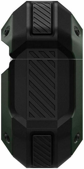 Spigen Tough Armor Silicone Case with Keychain Military Green for Apple AirPods 3
