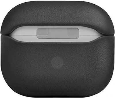 Uniq Terra Hülle Leder in Schwarz Farbe für Apple AirPods 3