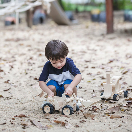 Plan Toys Bulldozer Φορτηγό Αγροτικό για 3+ Ετών