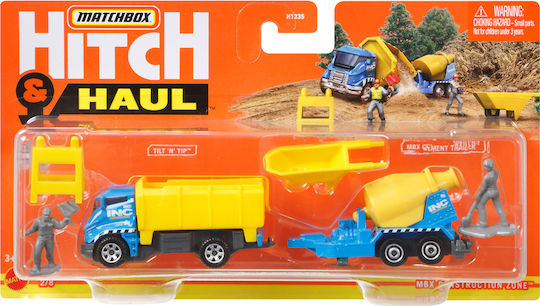 Mattel Matchbox Matchbox Set Remorcă Tilt 'n' Tip Set Cu Camion 1:64 Pentru 3+ Ani (Diverse Modele) 1 Buc